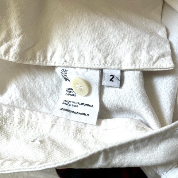 Jesse Kamm Sailor Pants in Salt (white), Size 2, Good Condition - Picture 7 of 8